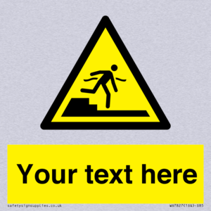 Custom warning Submerged step or steps